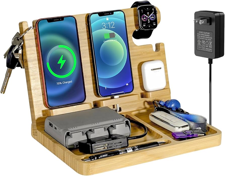 Rakuten Hand 本体2台 充電器1台付き Amazon | ワイヤレス充電器 3in1