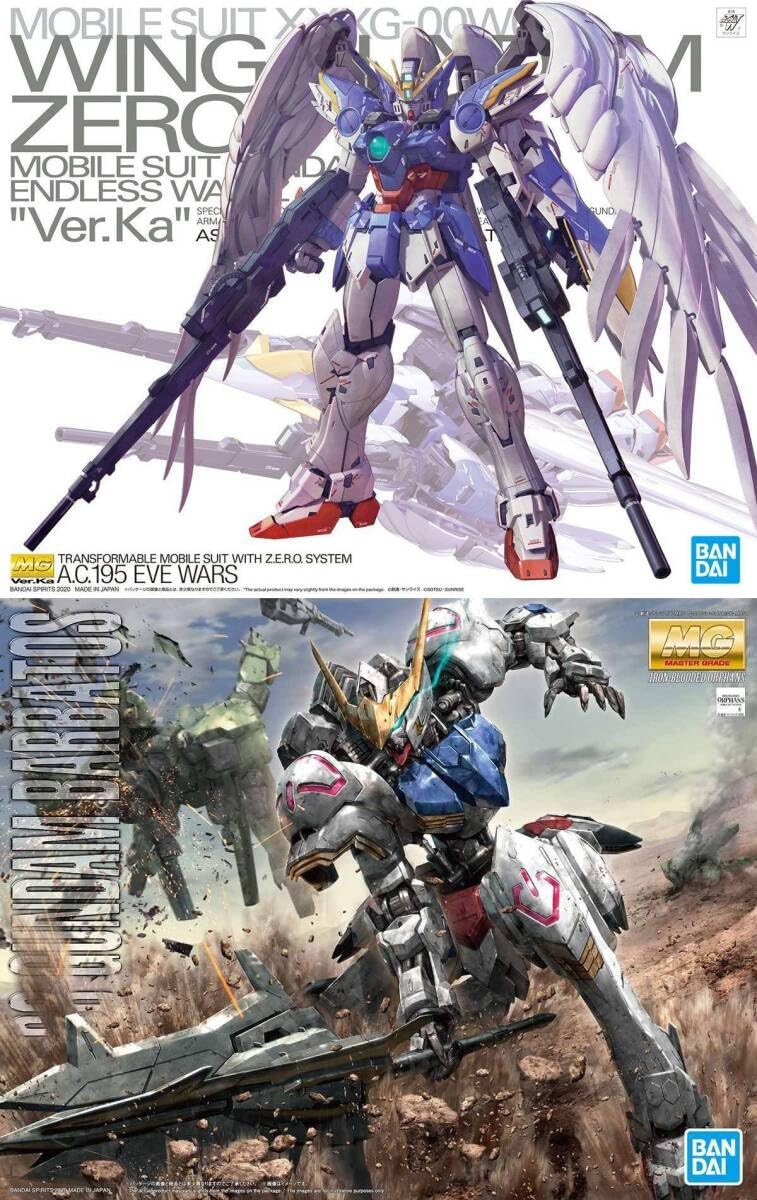 Amazon.co.jp: 2品セット MG ウイング ゼロEW Ver.Ka／ バルバトス