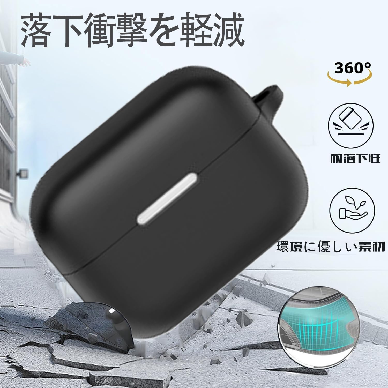Amazon | For Anker Soundcore AeroClip ケース カバー【HNWEIWEI
