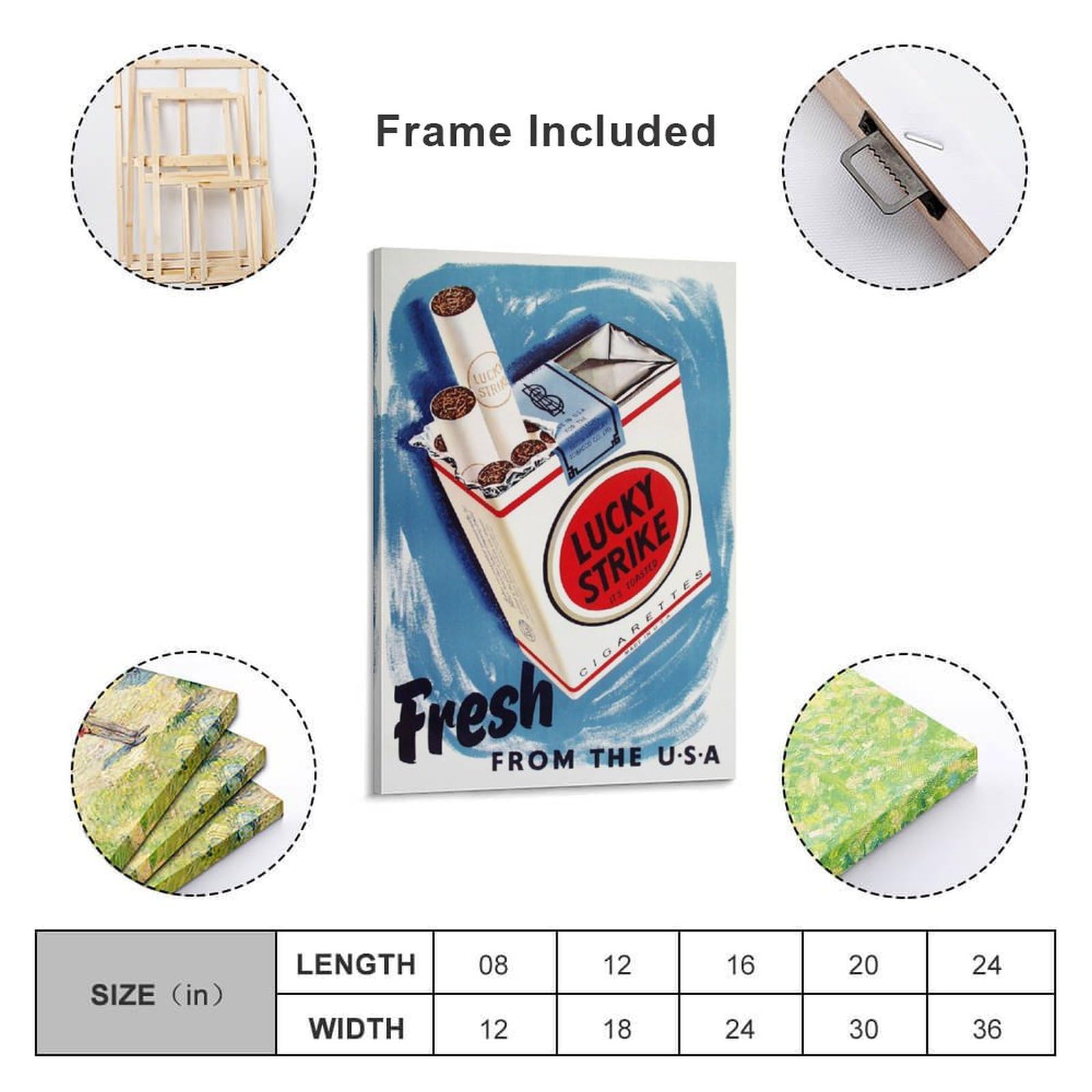 Amazon.co.jp: ヴィンテージ1900年代タバコタバコ広告ポスター アート