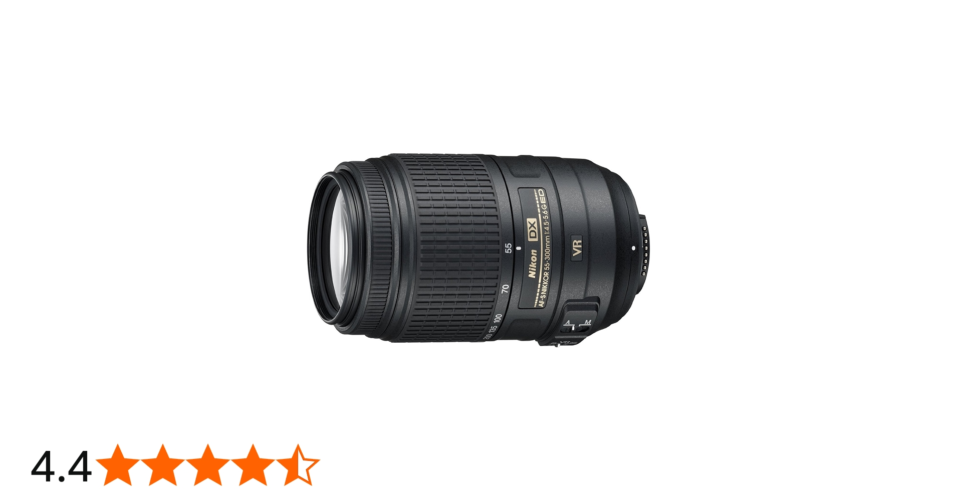 Nikon 55-300mm f/4.5-5.6G ED VR AF-S DX Nikkor Zoom Lens for Nikon