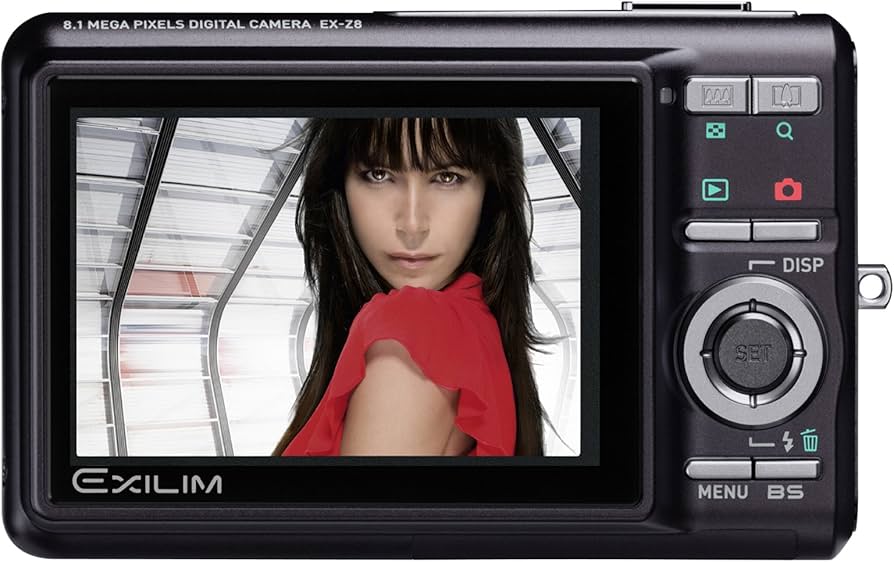Casio EXILIM EX-Z8 BK Digital Camera 8 Megapixel 3x Optical Zoom