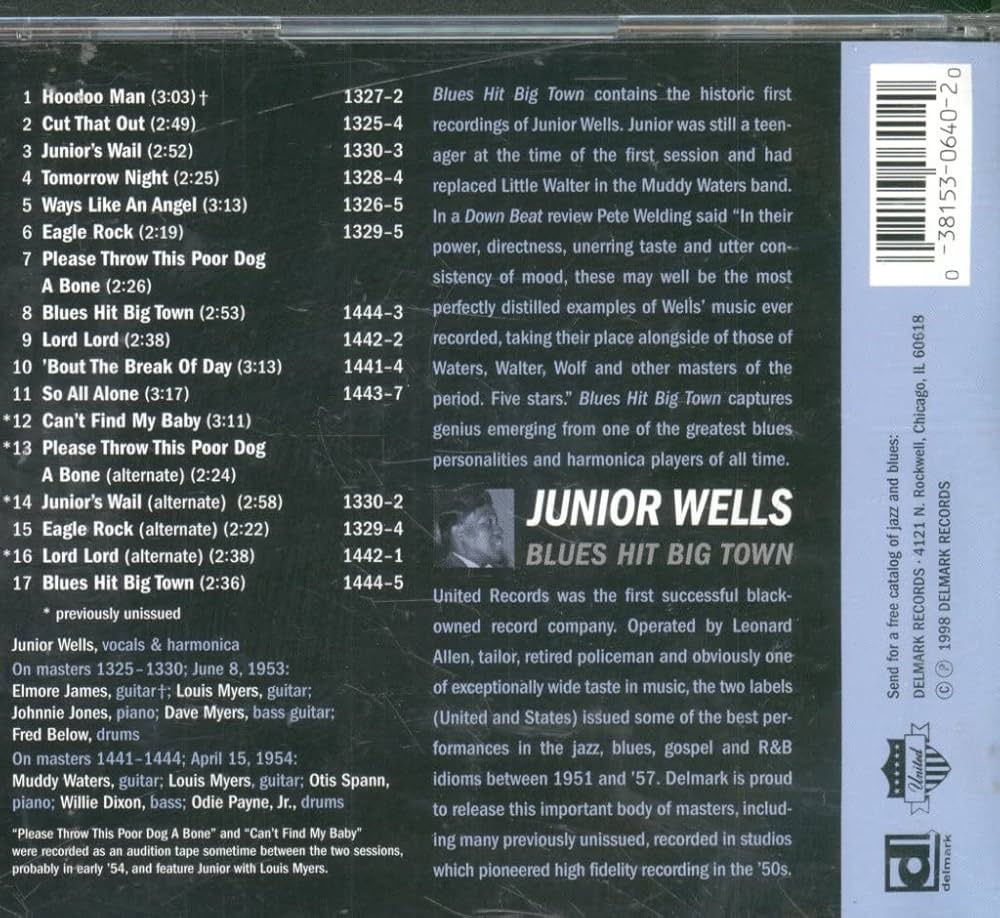 Junior Wells, Junior Wells, Elmore James, Louis Myers, Fred Below