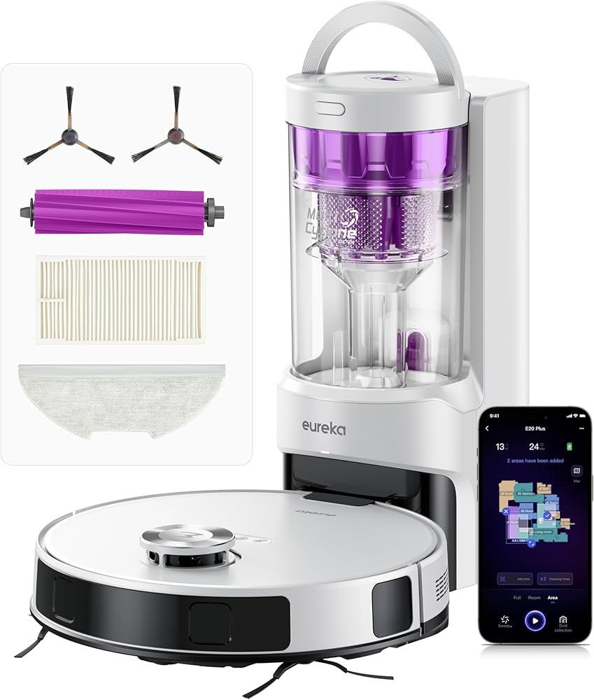 Amazon.com - Eureka E20 Plus Robot Vacuum with Bagless Self