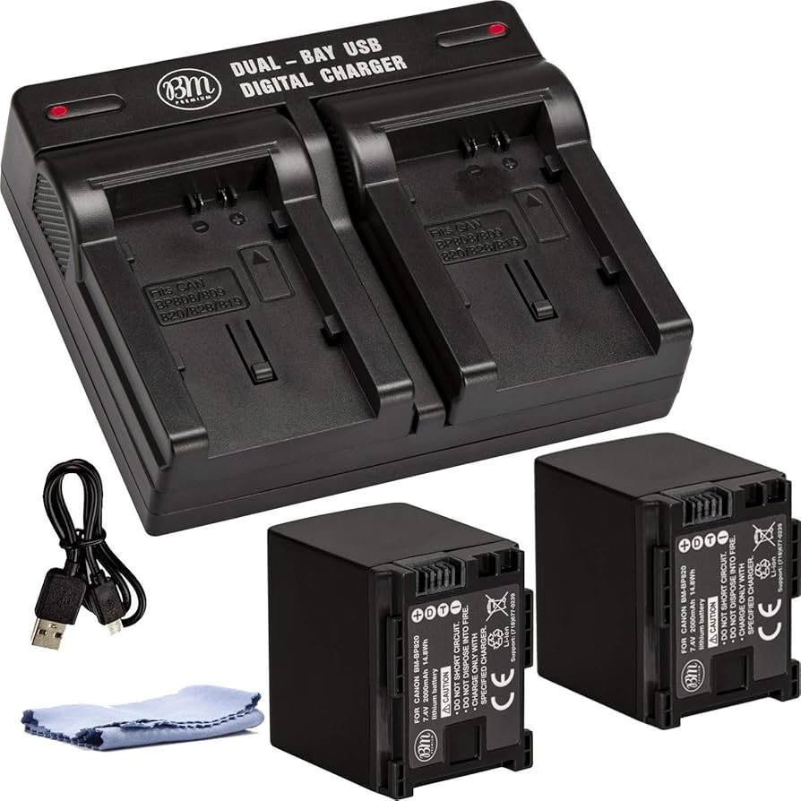 Amazon.com : BM 2 BP-820 Batteries and Dual Battery Charger for