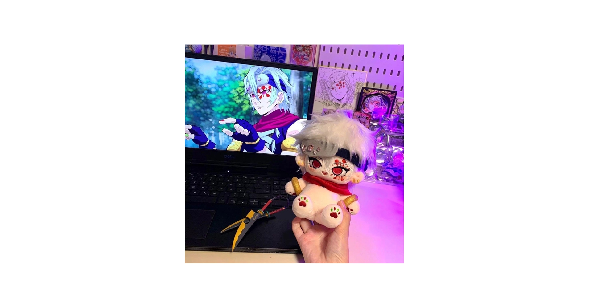 Amazon.co.jp: 骨あり 鬼 滅 宇髄天元 着せ替え ぬいぐるみ 20cm