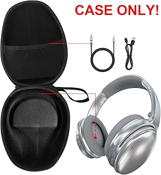 Amazon.co.jp: Tosnail フルサイズハードヘッドホンケース 2個パック