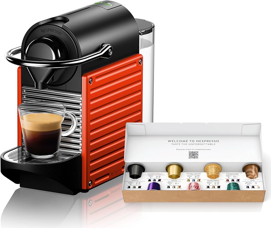 Amazon.co.jp: Nespresso Pixie Two Red Capsule Coffee Maker Water