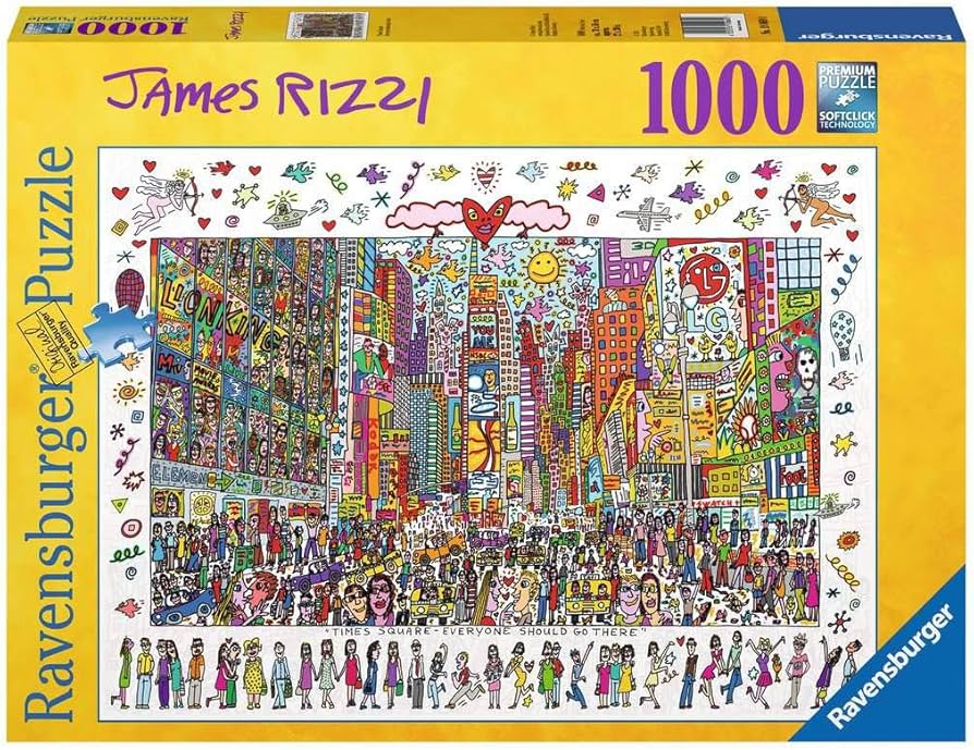 Amazon.com: Ravensburger James Rizzi: Times Square 1000 Piece