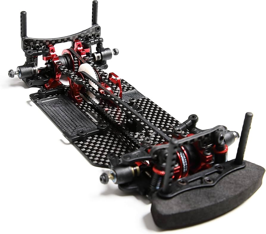 Amazon.co.jp: 1/24 ミニRCカーカーボンファイバーシャーシボディ