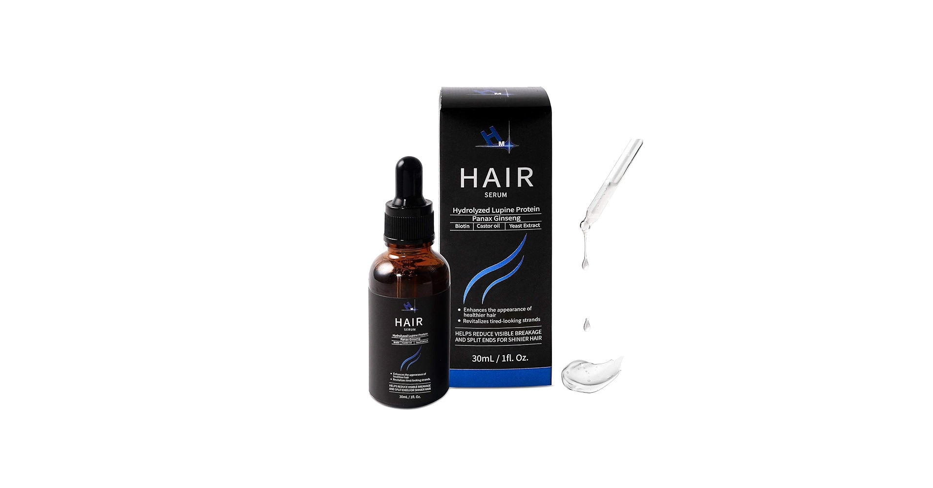 Amazon.com : HM Vegan Hair Growth Serum – Biotin & Plant Proteins