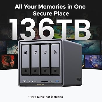 Amazon.com: UGREEN NAS DXP4800 Plus 4-Bay Desktop NASync, Intel