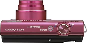 Amazon.com: Nikon COOLPIX S6200 Compact Digital Camera - Pink