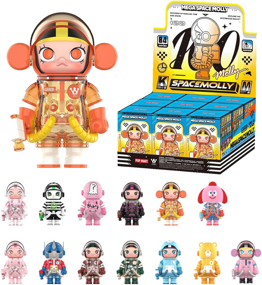 Amazon | POP MART MEGA SPACE MOLLY 100% シリーズ4 【1ピース