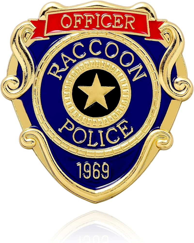 Amazon.co.jp: バイオハザードポリスバッジピン - ラクーンシティ