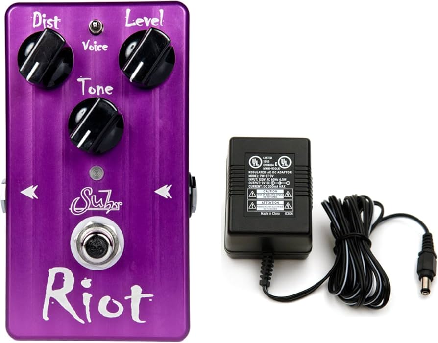 Amazon | Suhr Riot ディストーションペダル 電源付き