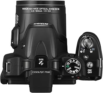 Amazon.com : Nikon Digital Camera COOLPIX P520 BK Black P520BK