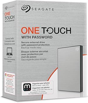 Amazon.co.jp: Seagate One Touch HDD パスワード機能付 【データ復旧3