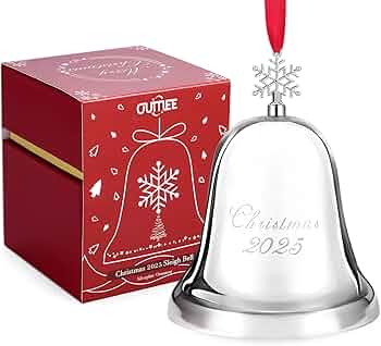 Amazon.com: Christmas Bell 2025, Annual Silver Bell Christmas