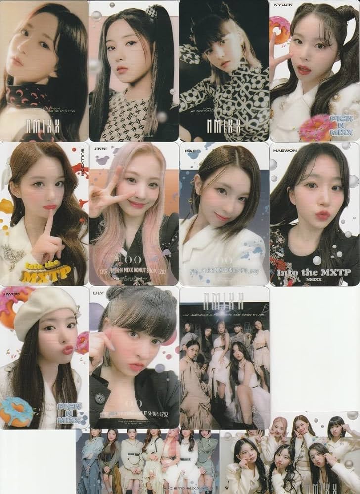 Amazon.co.jp: NMIXXエンミックス□写真付透明カード25枚Ver.2韓国