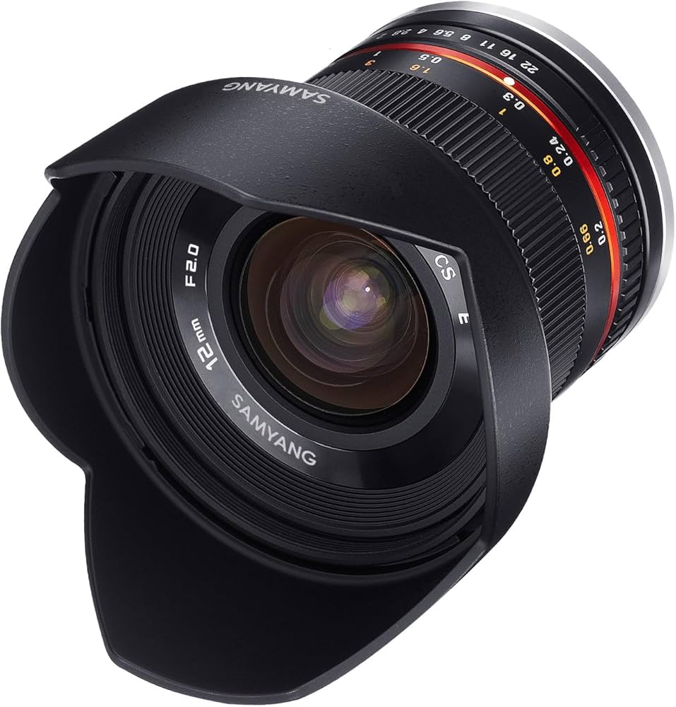 Amazon | SAMYANG 単焦点広角レンズ 12mm F2.0 ブラック ソニー αE用