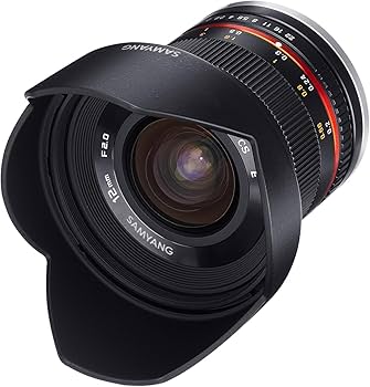 Amazon | SAMYANG 単焦点広角レンズ 12mm F2.0 ブラック キヤノン EOS