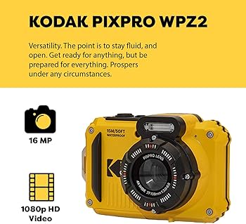 Amazon.com : Kodak PIXPRO WPZ2 Rugged Waterproof Shockproof