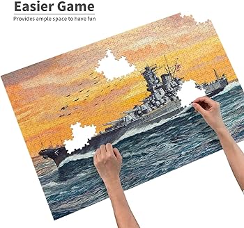 Amazon | 大和型戰艦 パズル 1000ピース 木製 ジグソーパズル