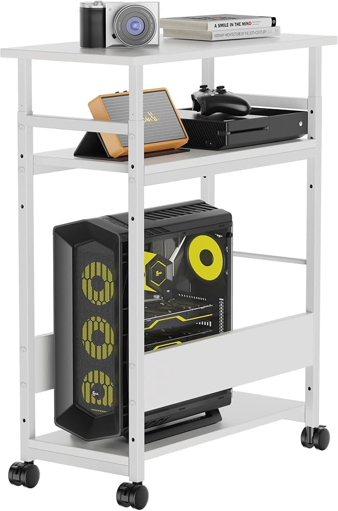 Amazon.co.jp: Alebert｢アレベルト｣ 天板昇降式パソコンワゴン