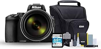Amazon.com : Nikon COOLPIX P950 Digital Camera (Black) Bundle with