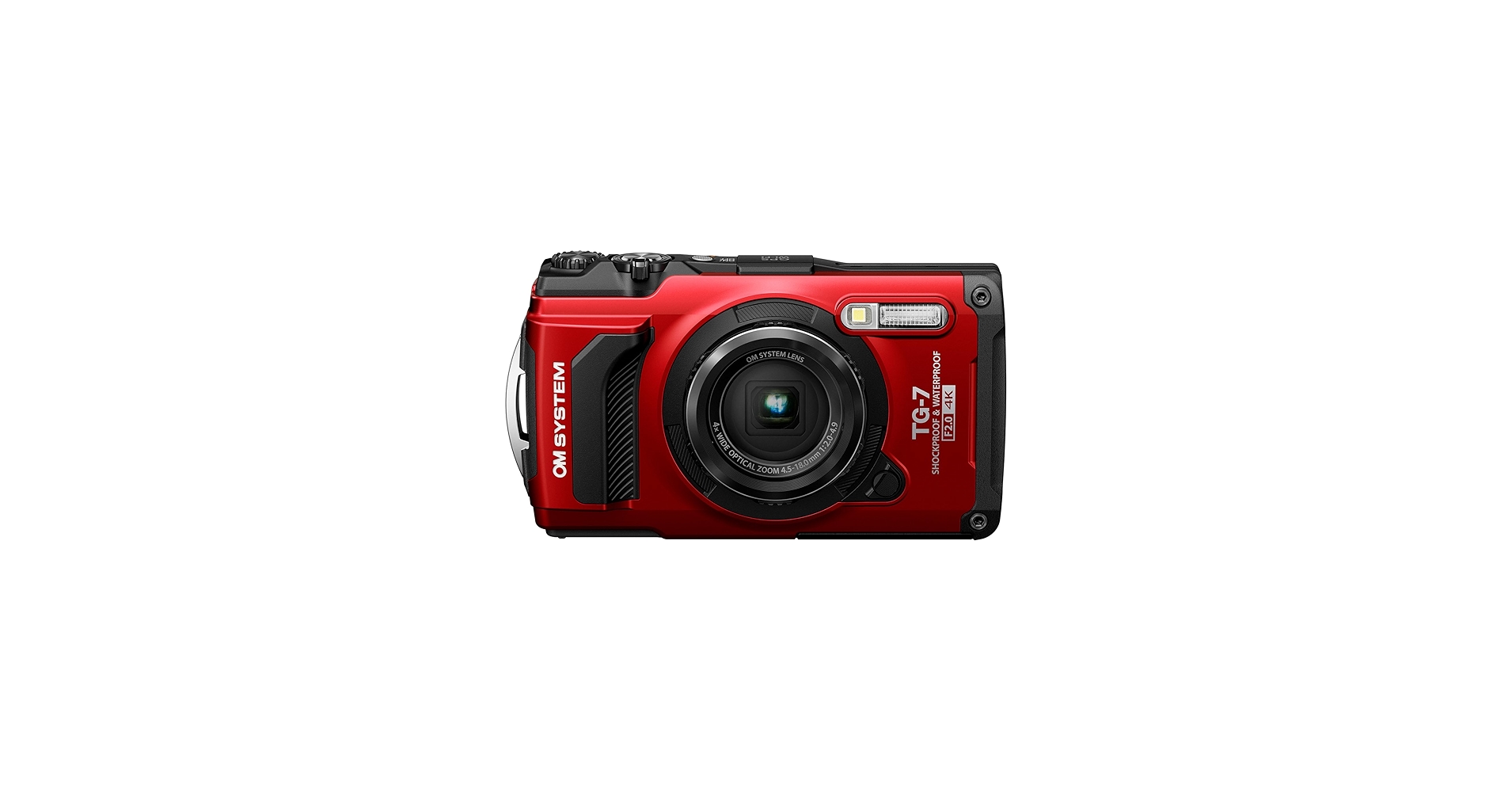 Amazon.com : OM SYSTEM Tough TG-7 Red Digital Camera, Waterproof