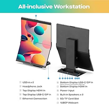 Amazon.co.jp: Mobile Pixels Geminos (2 x 24インチ) IPS デュアル