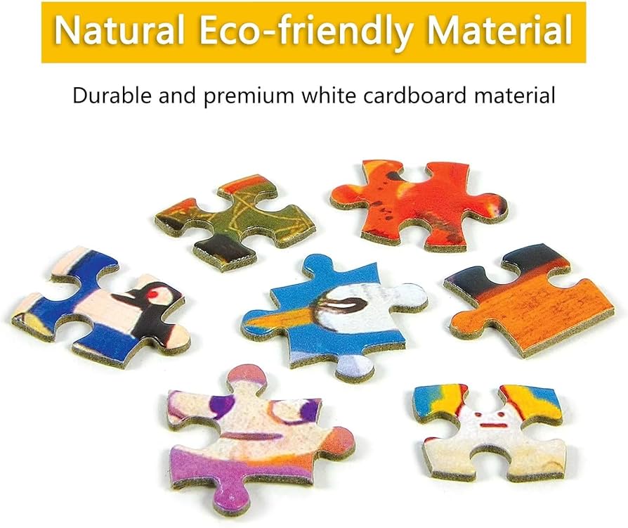 RMSGOZO Jigsaw Puzzle 500 Pieces - Starry Gradient Orange