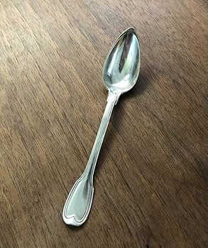 Amazon.co.jp: フランスアンティーク 純銀製 純銀スプーン デザート