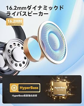 Amazon.co.jp: EMEET AirFlow オープンイヤーワイヤレスイヤホン 2024
