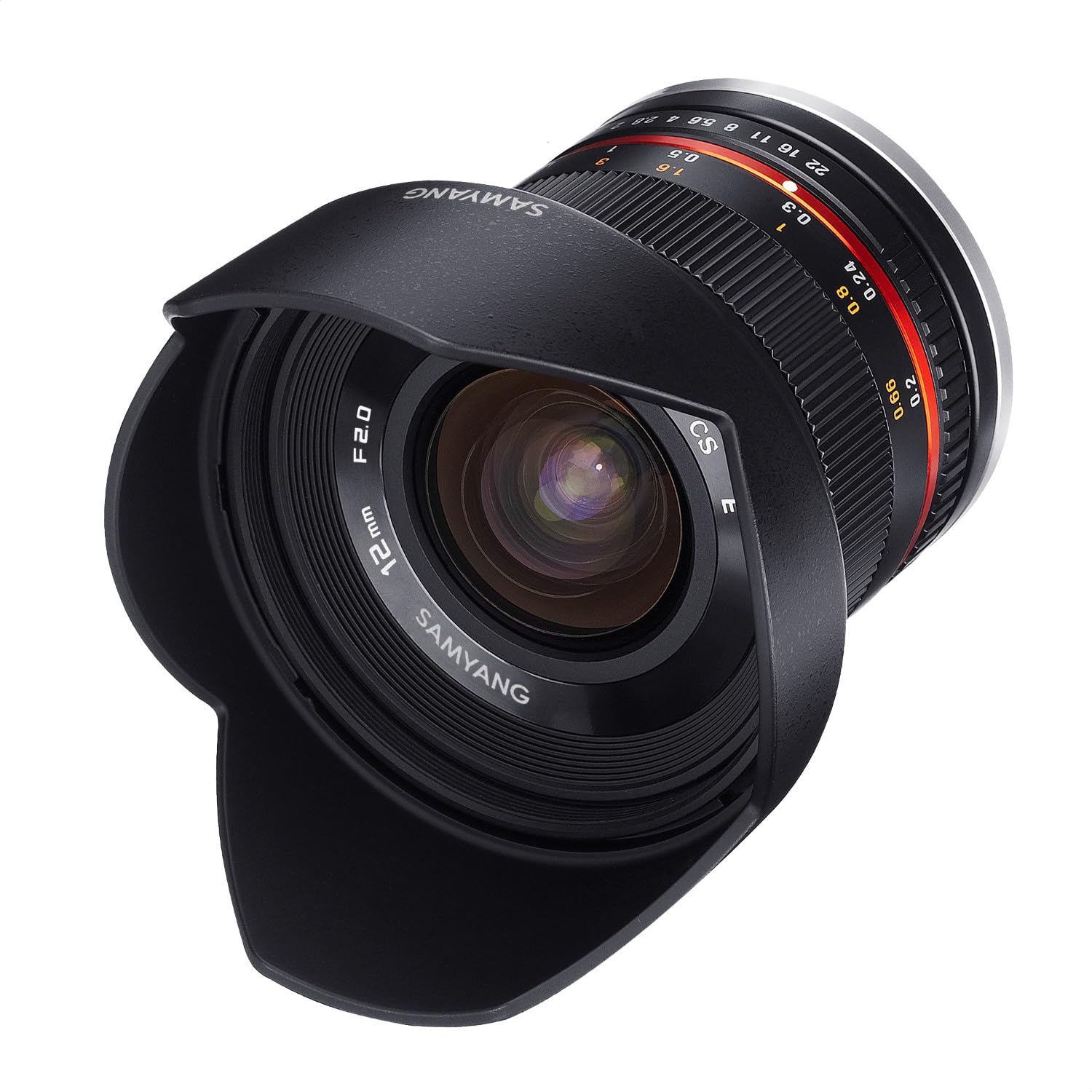 Amazon | SAMYANG 単焦点広角レンズ 12mm F2.0 ブラック ソニー αE用