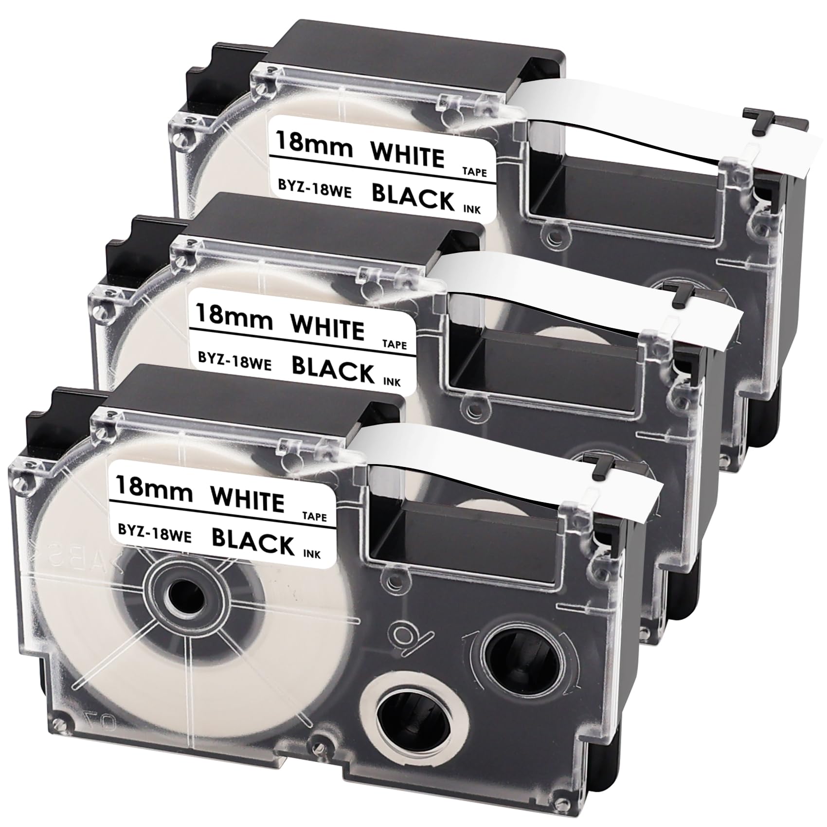 Amazon | YUUネームランド テープ 18mm 白 互換 カシオ Nameland XR