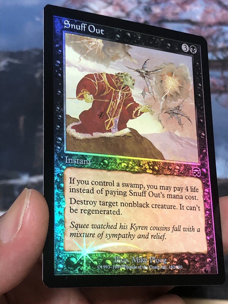 Amazon.co.jp: [MTG][英語FOIL] 殺し/Snuff Out [MMQ] : おもちゃ