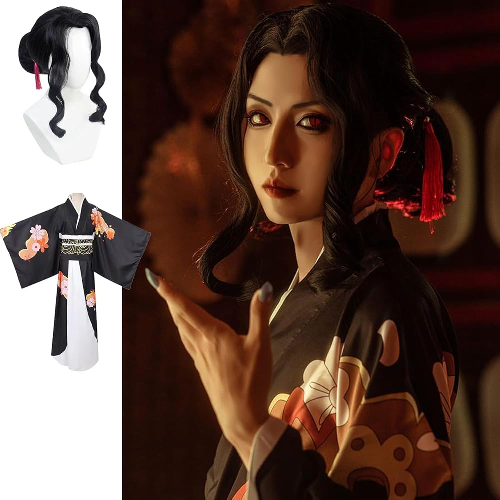 Amazon.co.jp: [Plazhen] 鬼舞辻 無惨 きぶつじ むざん コスプレ衣装