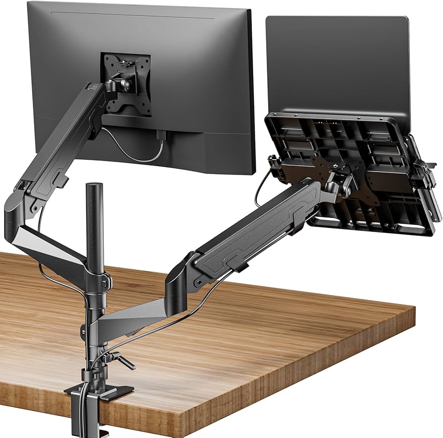 Amazon.co.jp: 工匠藤井 デュアル ノートパソコン/モニターアーム