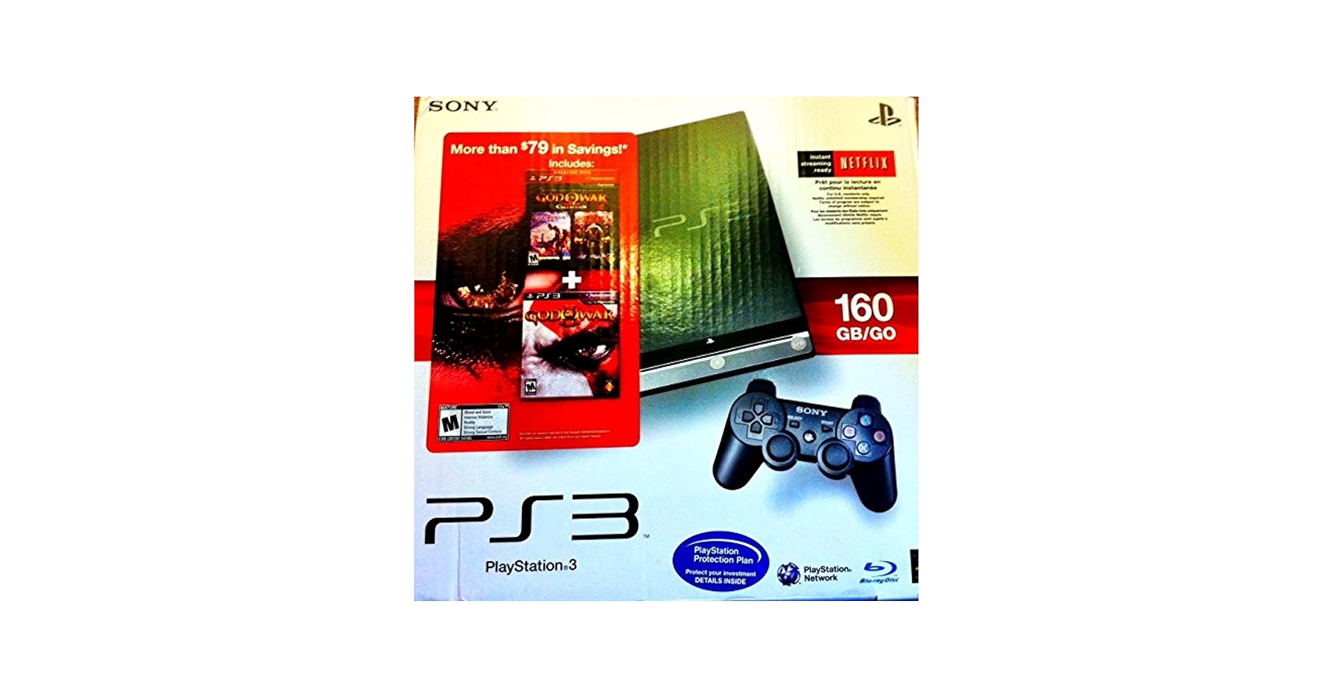 Amazon.com: Ps3 Slim 160 Gb God of War Collection (1-3) Edition +
