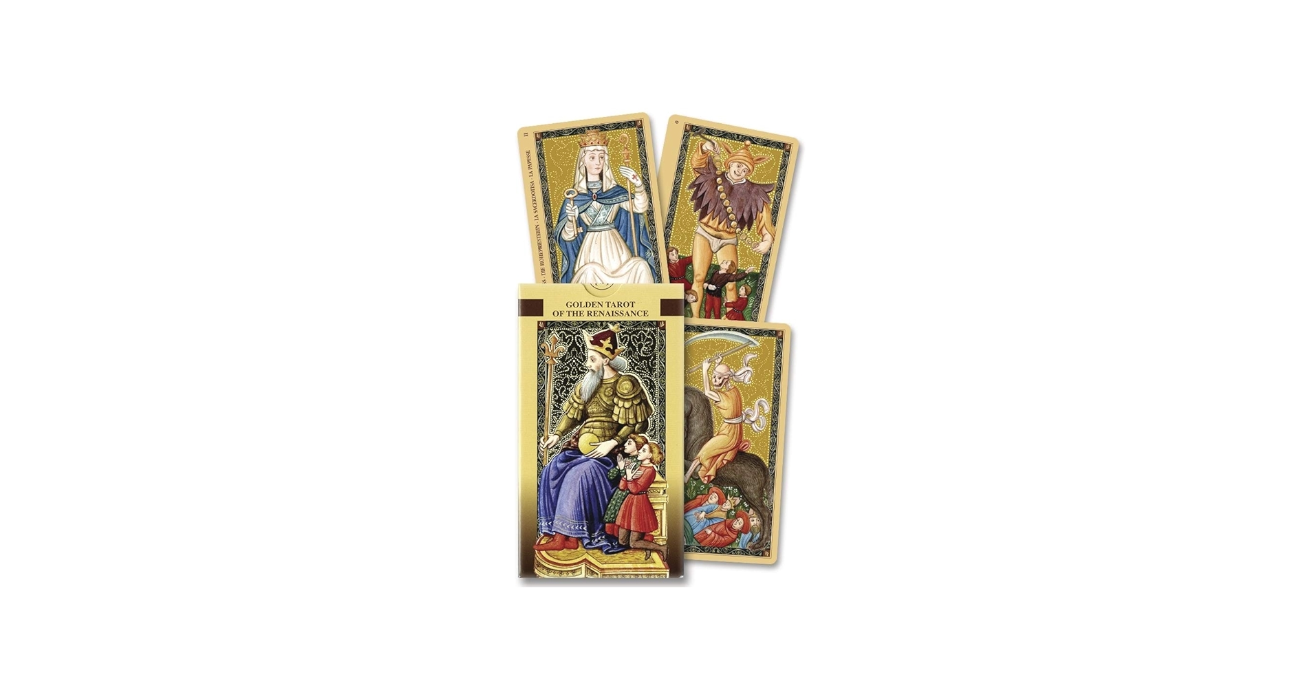 Golden Tarot of the Renaissance: Estensi Tarot: Lo Scarabeo, Jo