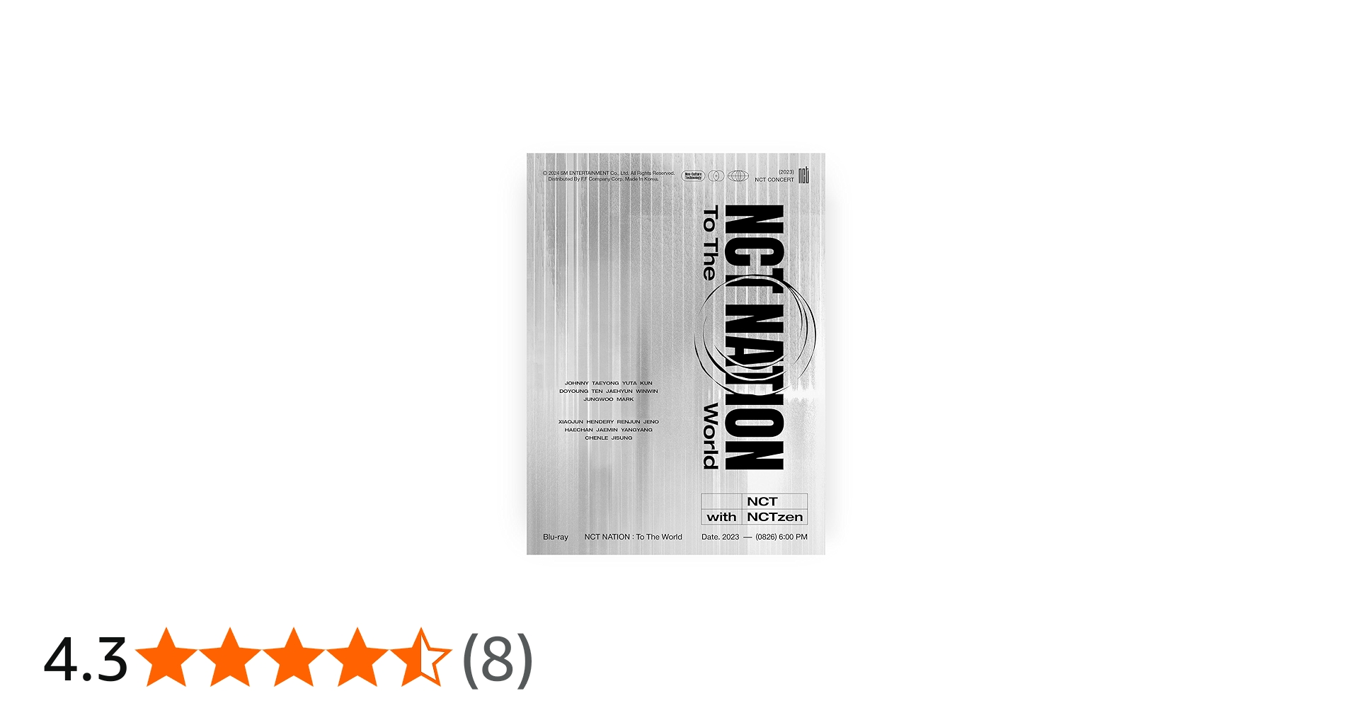 Amazon.co.jp: 2023 NCT CONCERT – NCT NATION：To The World in