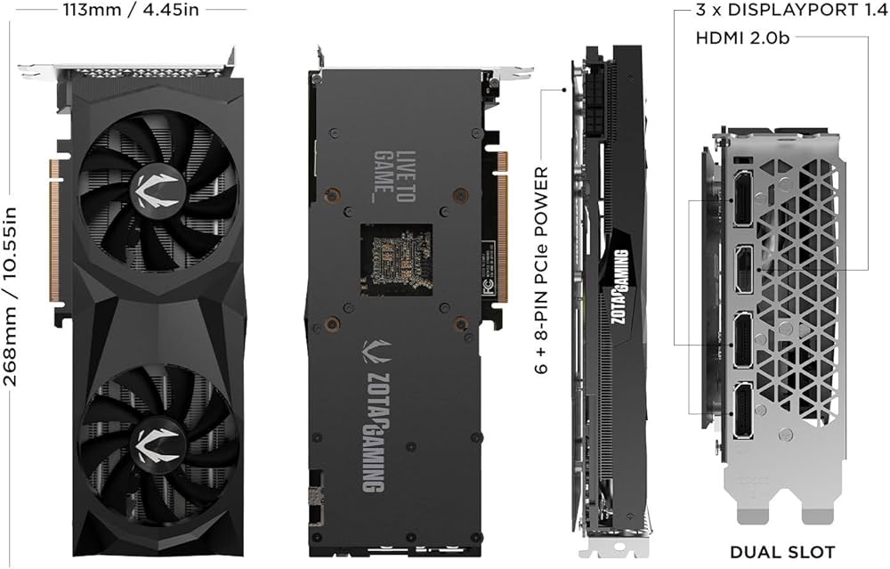 Amazon | GIGABYTE ZOTAC ゲーミング GeForce RTX 2060 Super AMP 8GB