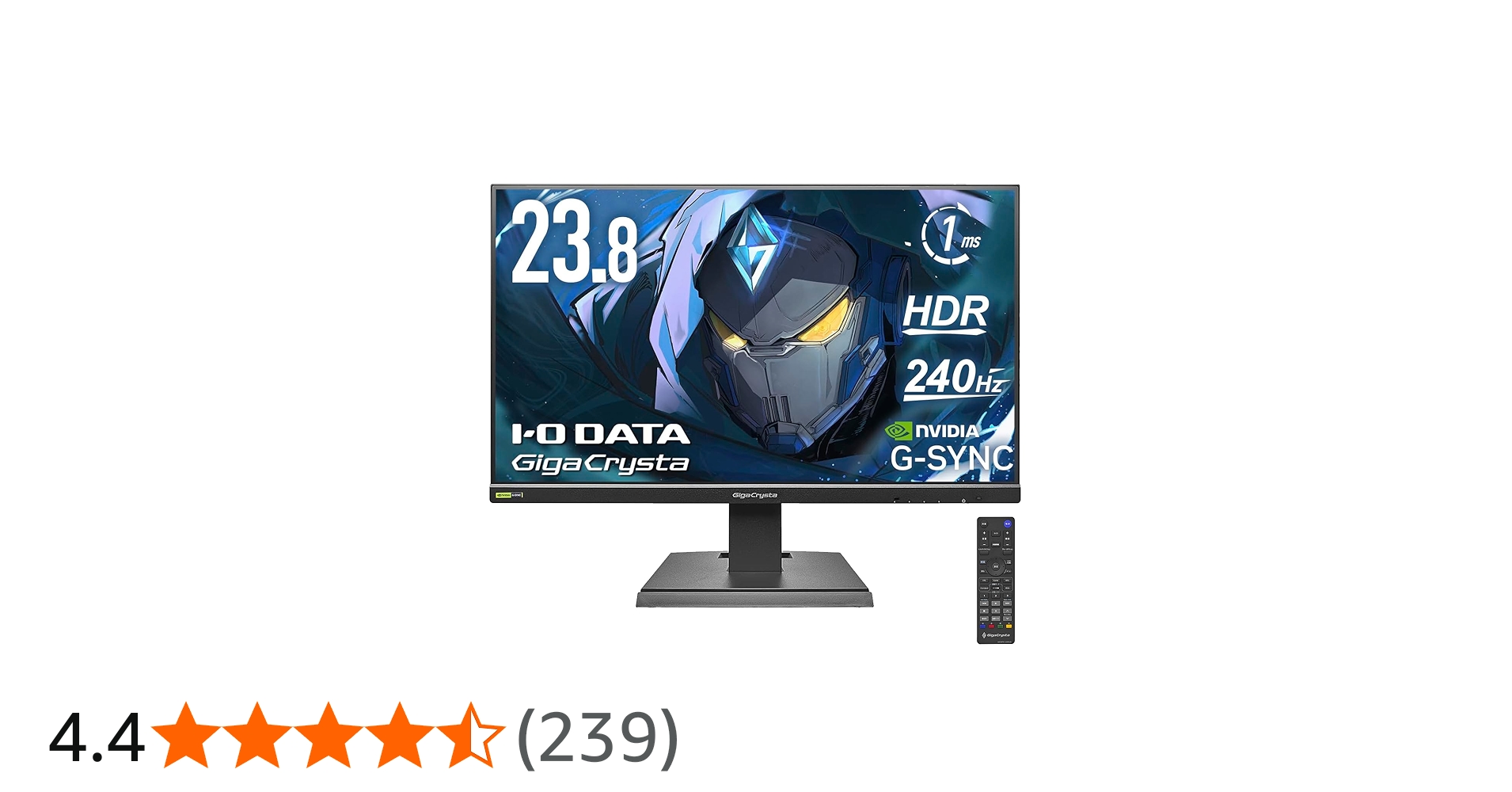 Amazon.co.jp: IODATA ゲーミングモニター 23.8インチ GigaCrysta