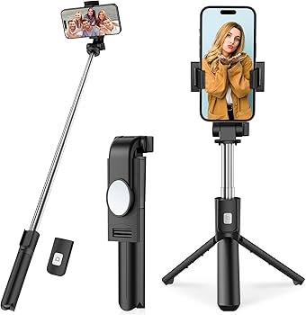 Amazon | 自撮り棒 【2025業界新開発ミニ 軽量型】 Bluetooth セルカ棒