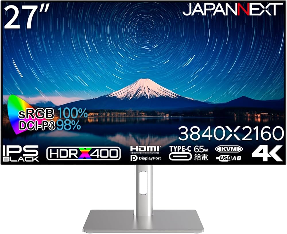 Amazon.co.jp: 【Amazon.co.jp限定】JAPANNEXT 27インチ モニター 4K