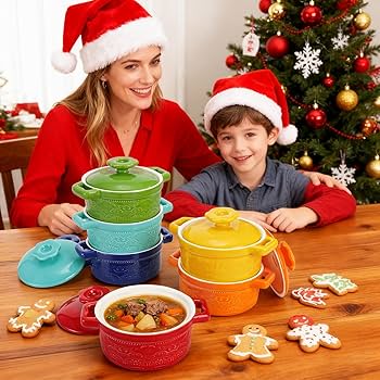 Amazon.co.jp: Hacaroa (ハカロア) 蓋付きミニココット 6個セット 8