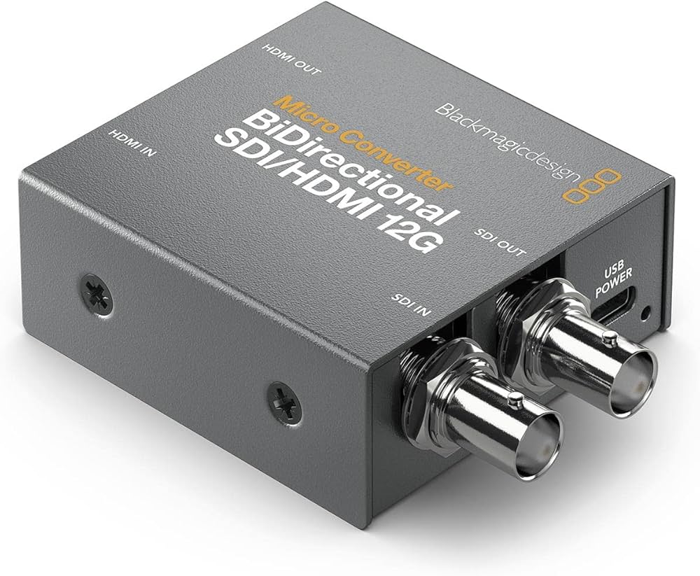 Amazon.com: Blackmagic Design Micro Converter SDI to HDMI 12G Gray