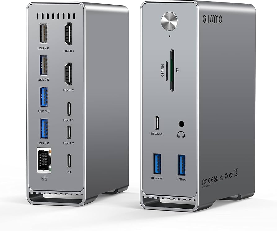 Amazon.co.jp: GIISSMO Macbook Pro/Air 14-IN-2 USB C ドッキング